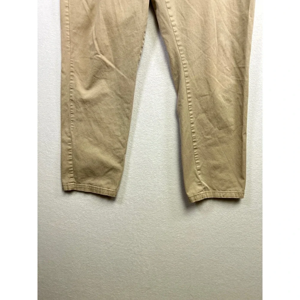 Banana Republic Mens Khaki Chinos Flat Front Pants‎ Size 40x30